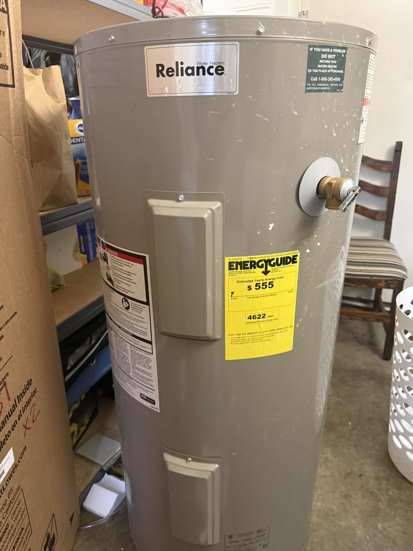 50 Gallon Electric Hot Water Tank