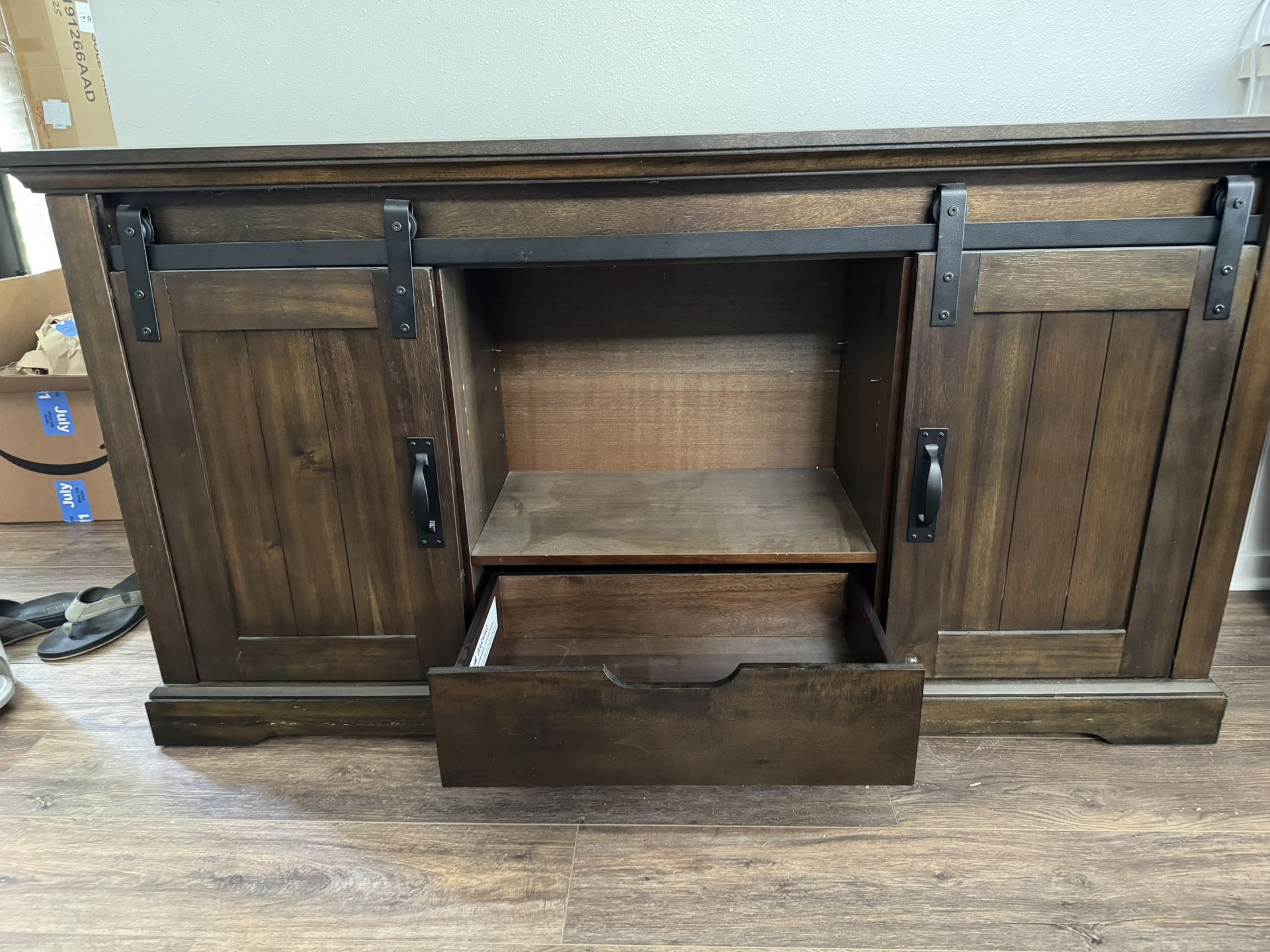 Barn Door TV Stand