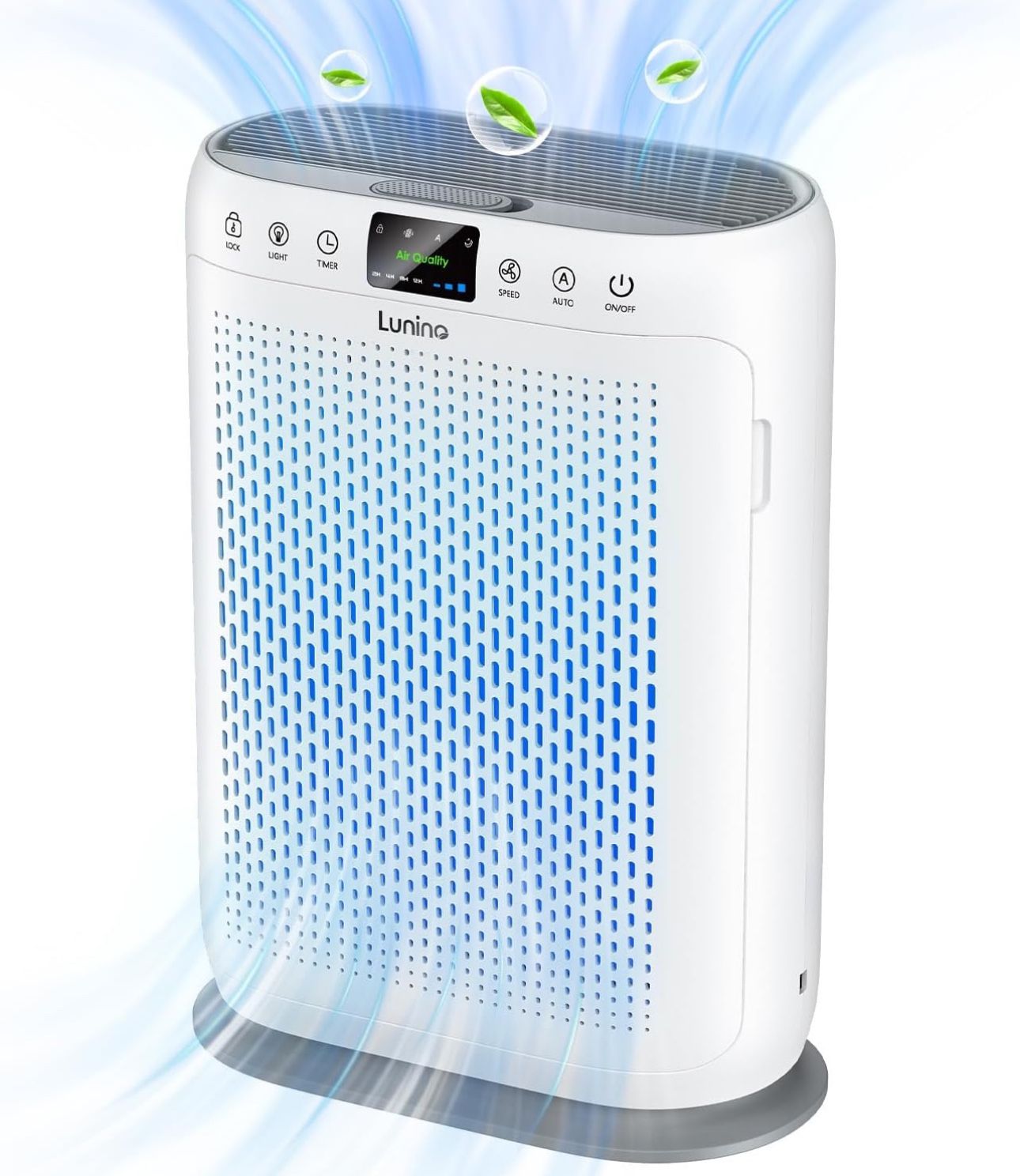 NEW Air Purifiers for Home Large Room up to 1740sq.ft, LUNINO H13 HEPA Air Filter with PM 2.5 Display Air Quality Sensors, Aromatherapy Function, Air