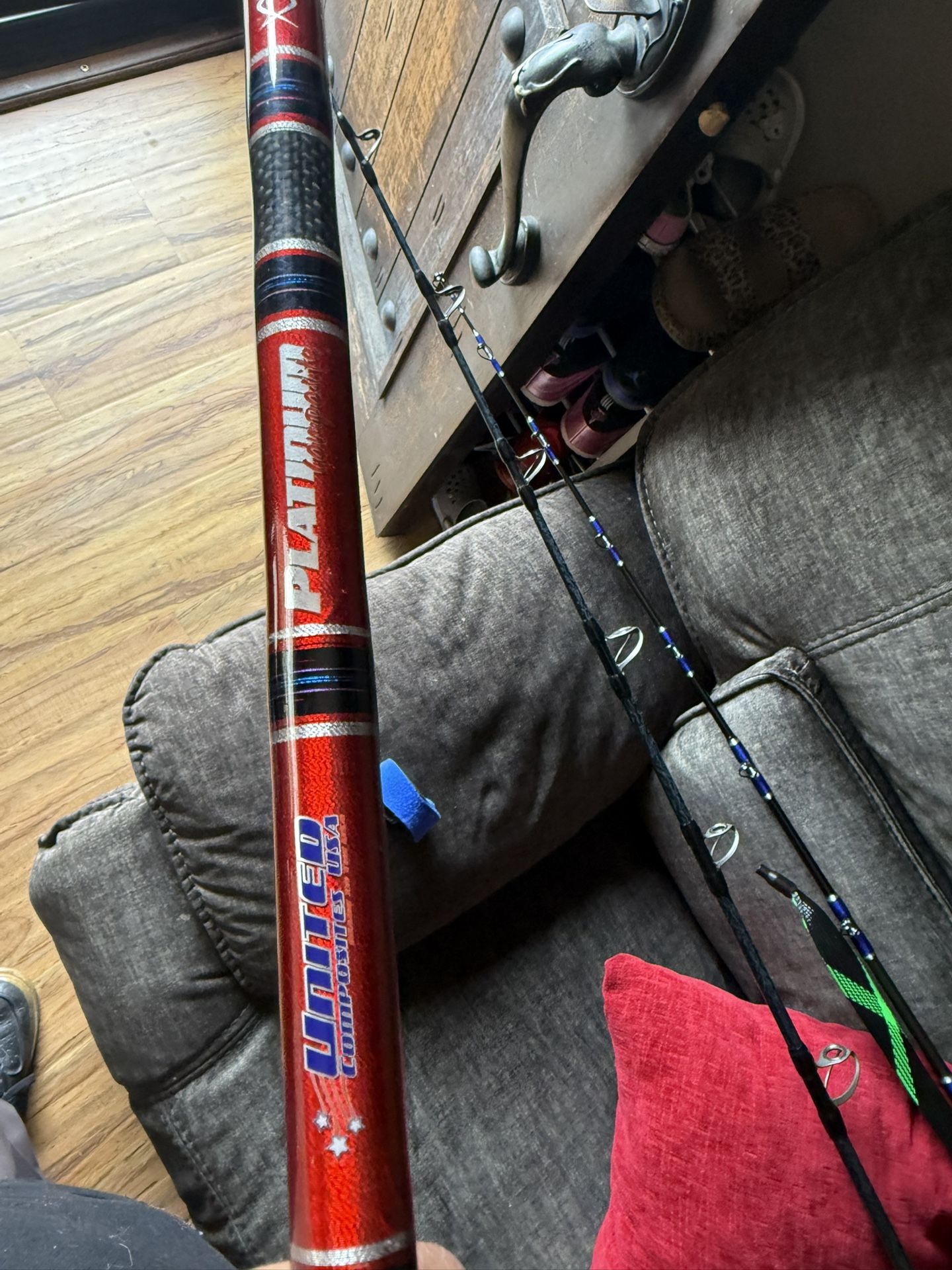 United Composite Fishing Pole New 7ft 30-50