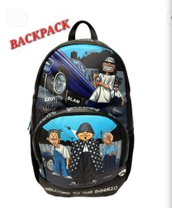 HOMIES BLACK LOWRIDER BACKPACK