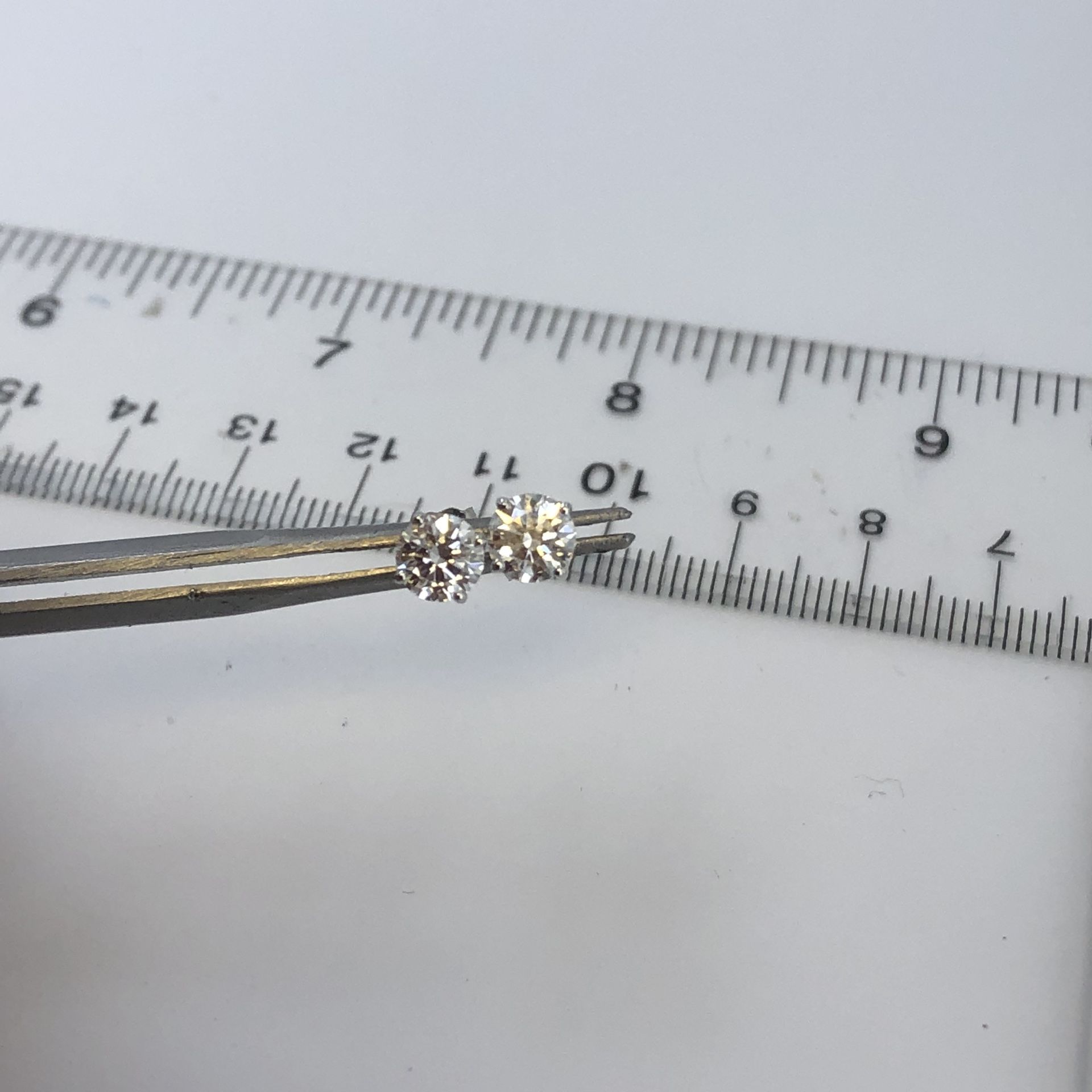 2.17ctw Lab Grown Diamond Earrings Igi Certified