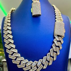 chain and bracelet set 14k gold bonded super high quality 