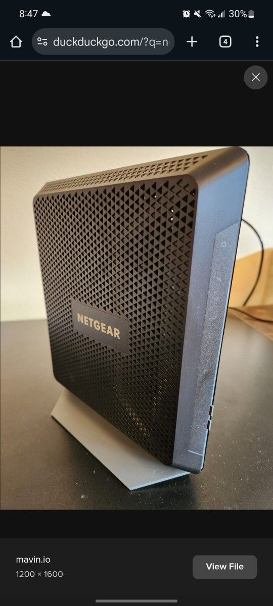 Netgear C7000v2 Cable Modem Router Combo