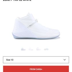 $100 Air Jordan Why Not Zer0 1 Triple White 11