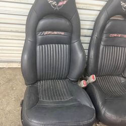 C5 corvette 50th anniversary seats
