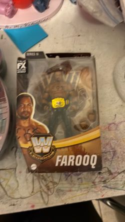 WWF Farooq Aciton figures