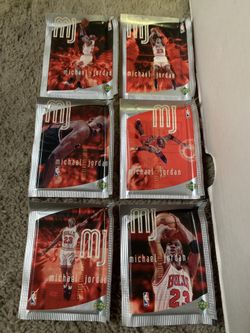 1998 Michael Jordan NBA Stickers Unopened Packs