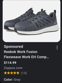 Reebok Composite Work Shoes