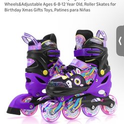 Unicorn Kids Inline Skates -large $35