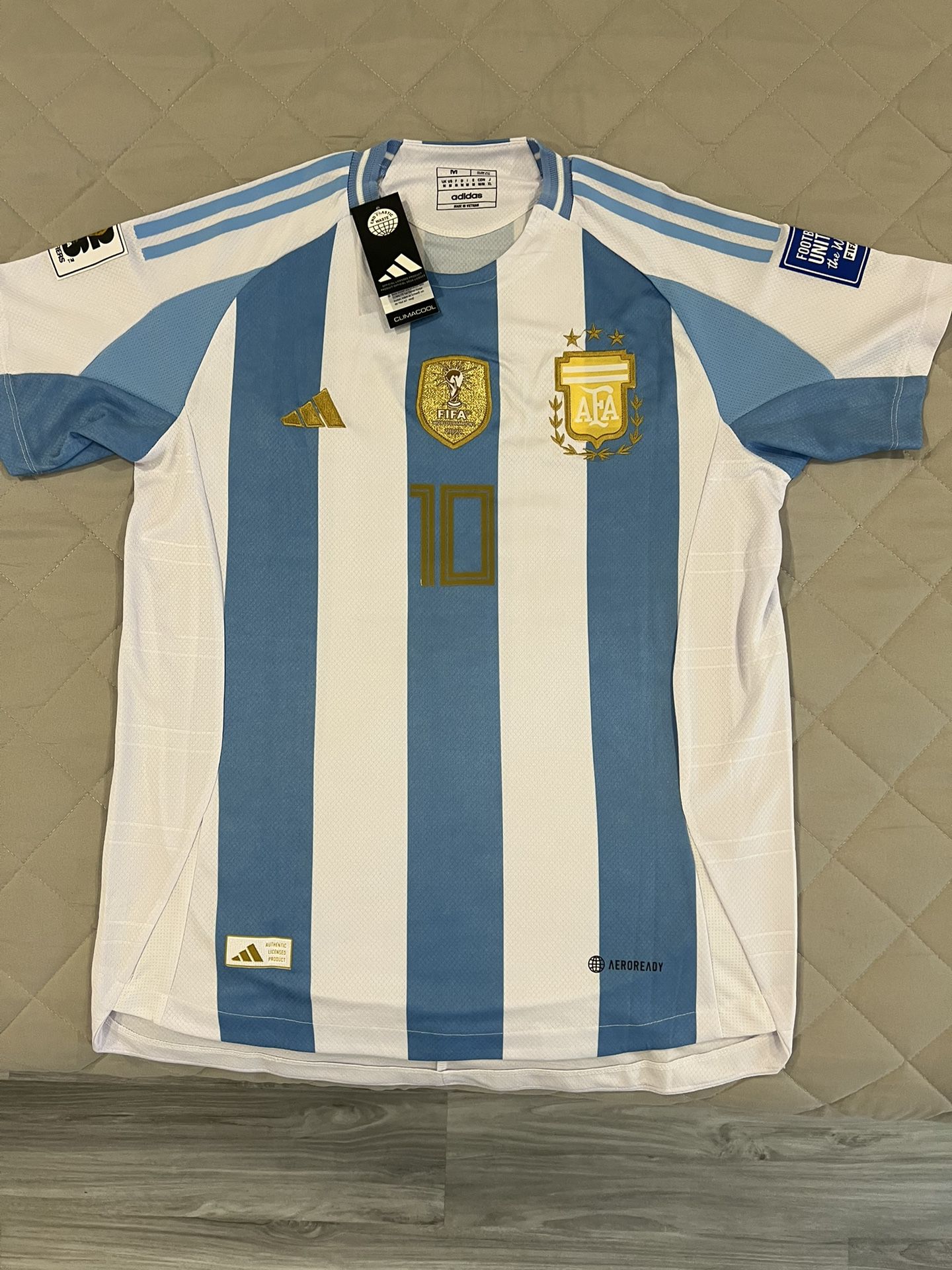 Messi #10 Argentina Home Jersey 2024