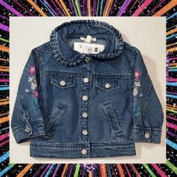 New! Lil Girls Blue Jean Jacket
