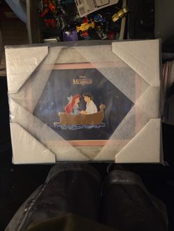 2019 Disney D23 Expo Little Mermaid 30th Anniversary Ariel Eric Framed Pin LE150