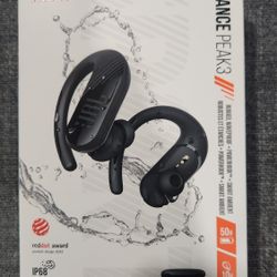 JBL - Endurance Peak 3 Dust and Waterproof True Wireless Active Earbuds - Black and White Available