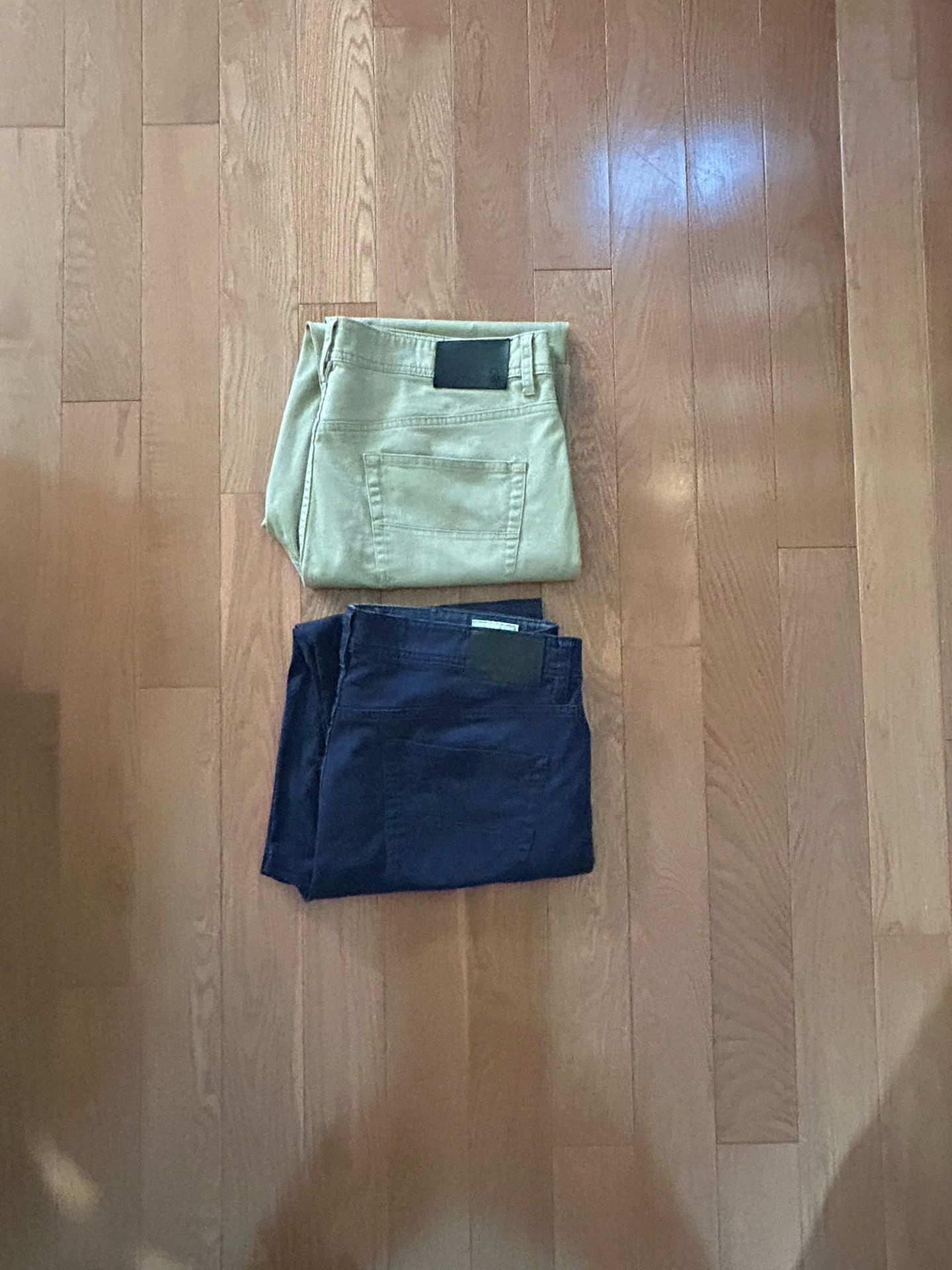 English Laundry Mens Pants 36x30 Slim Straight Fit 2 Pair