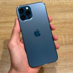iPhone 12 Pro Max Unlocked - 128GB - Pacific Blue - 12-Month Warranty - No Credit Needed - 20% Down!