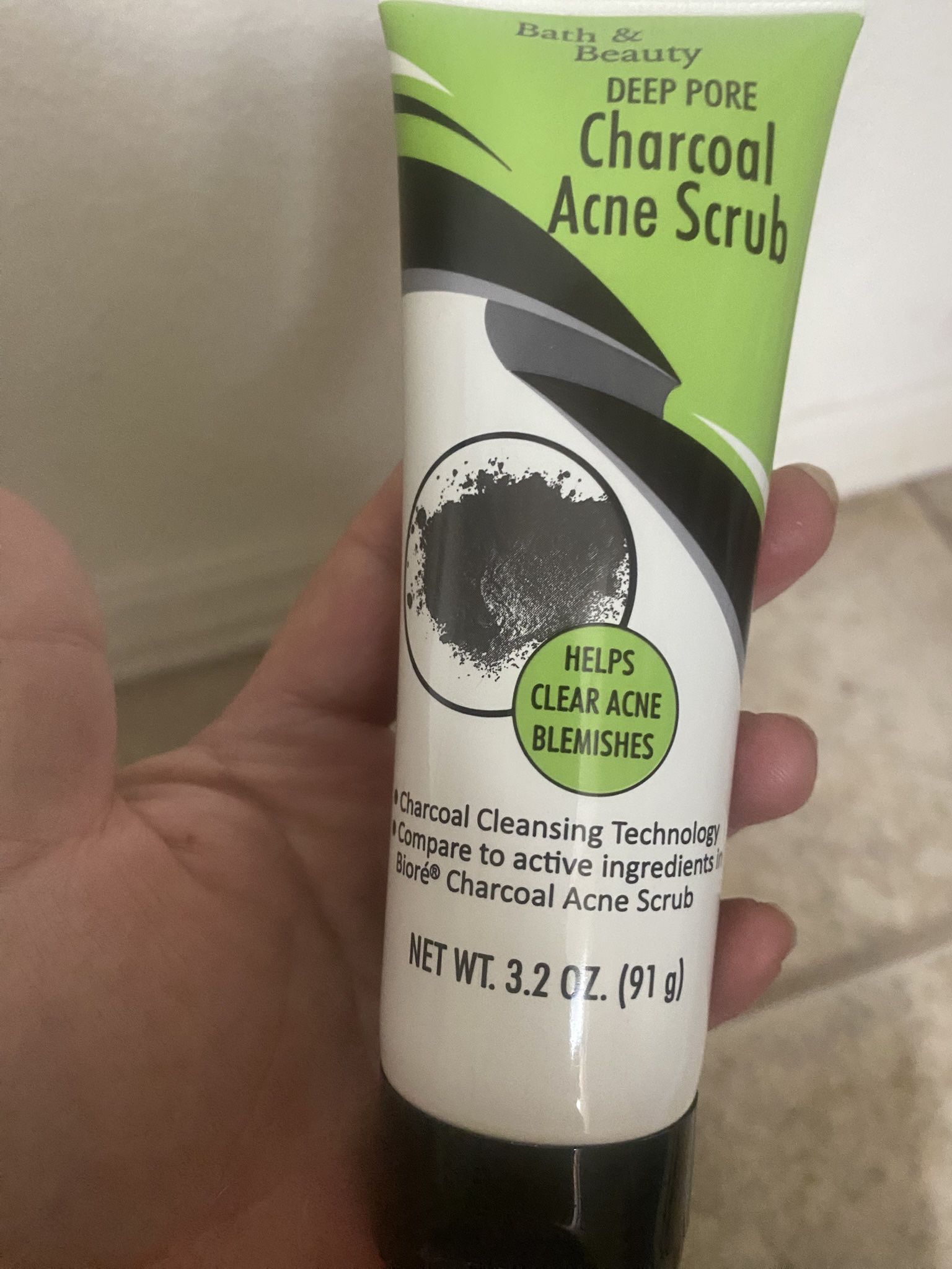 Charcoal Acne Scrub