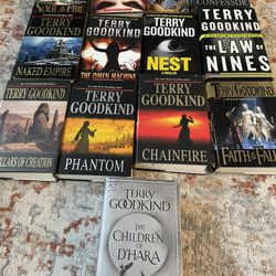 Terry Goodkind Hard Backs