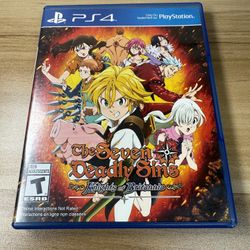 The Seven Deadly Sins PS4
