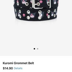 Kuromi Grommet Belt