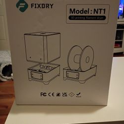FIXDRY 3D Printer Filament Dryer with Fan 110W 2 Spool Compatible 1.75mm 2.85