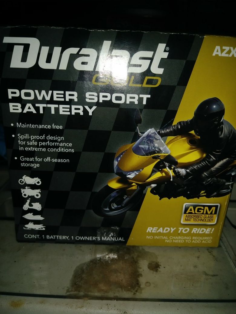 Duralast Gold Powersport battery AZ x5l