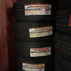 SET OF FOUR NEW TIRES 225/60/16 ARROYO GRANDSPORT A/S INCLUDING MOUNT AND BALANCE, ASK ME FOR SIZES AND BRANDS 