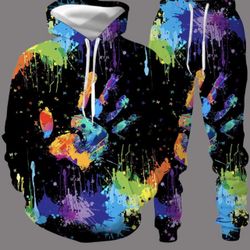 Men’s Splash Ink Jogger Set