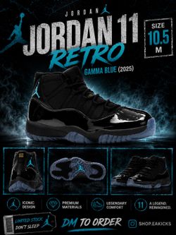 Gamma blue jordan 11 2025