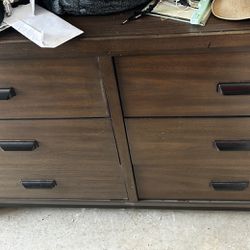 Solid Wood 6 Draw Dresser