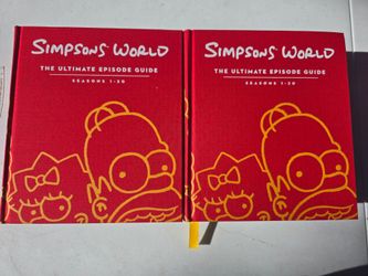 Simpsons World: Ultimate Episode Guide (Seasons 1-20) Hardcovers + Hardcover Slipcases!