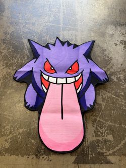Pokemon Gengar Inspired Area Rug 39”x32”