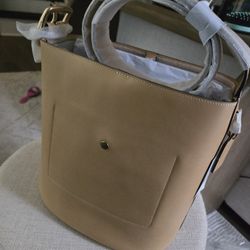 Coach Vanilla  Purse New Never Used 