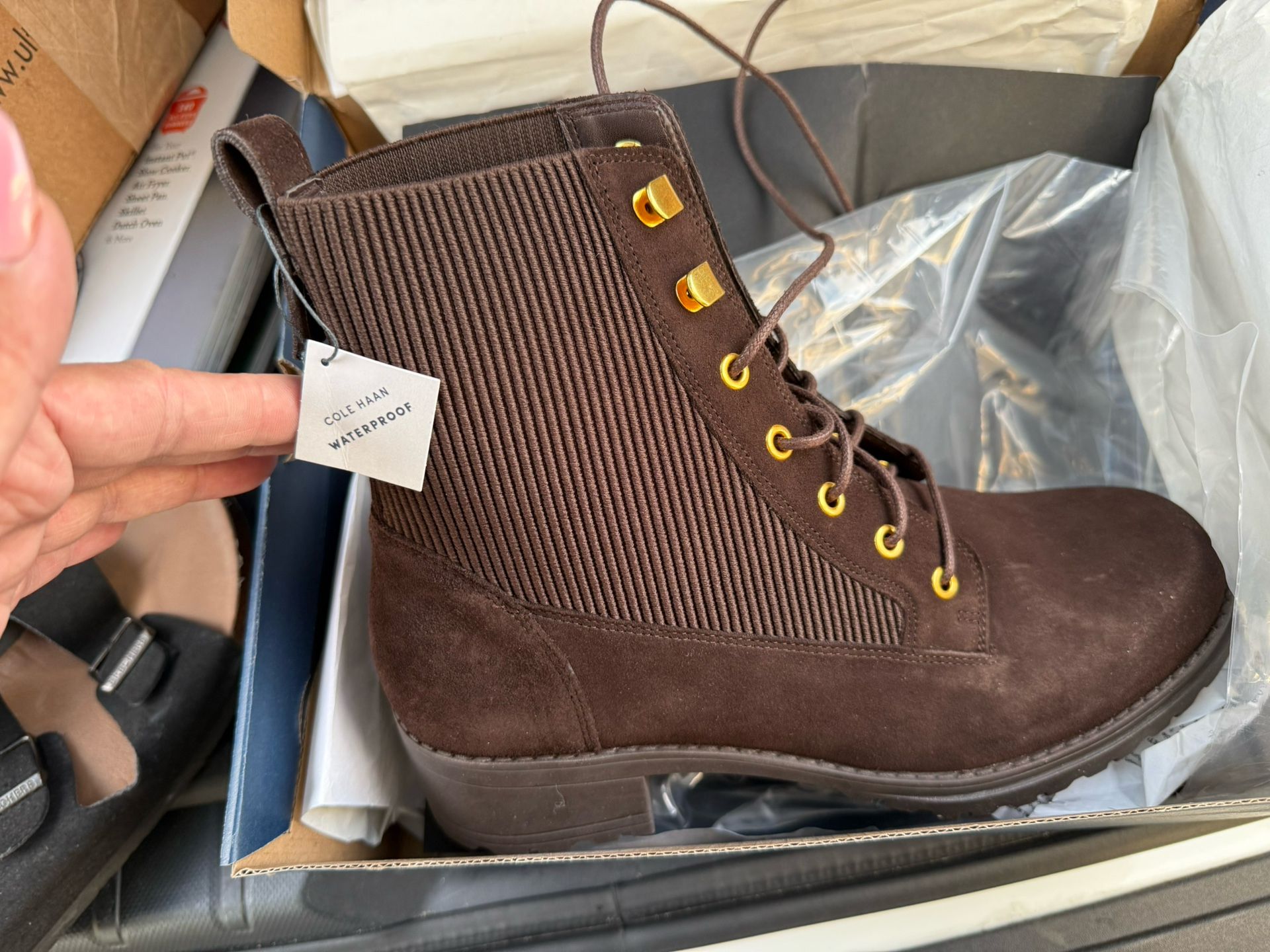Brown Combat Boot