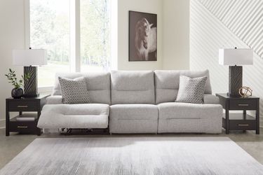 Acklen Place Pewter 3-Piece Power Reclining Sectional Sofa (Online Special Price)