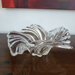Walther-Glas - Crystal glass centerpiece bowl titled 'Belle Epoque' by Walther-Glas for Mikasa