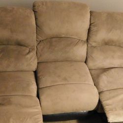 Ashley Furniture Dual Reclining Sofa $375