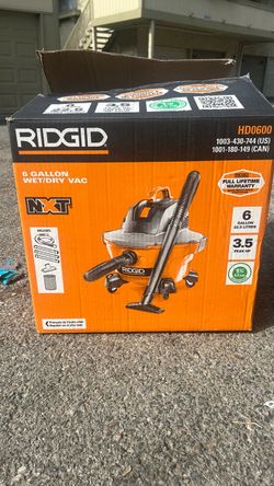 Ridgid vacuum