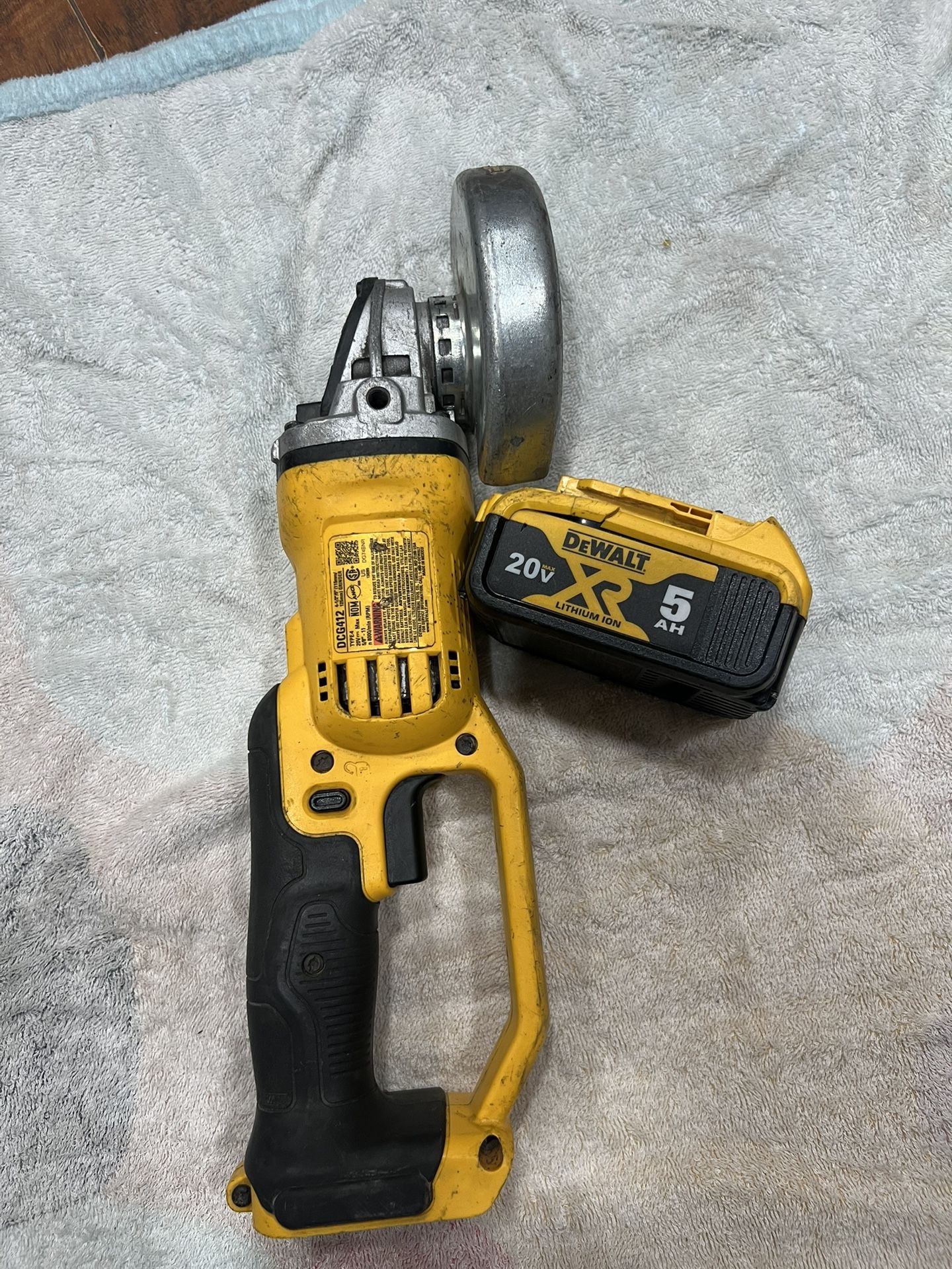 Dewalt 20v Grinder With Battery