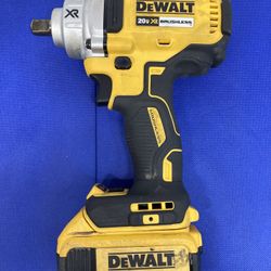 DeWALT 20V XR Li-Ion Mid Range Cordless IMPACT 1/2" 4AH BATT