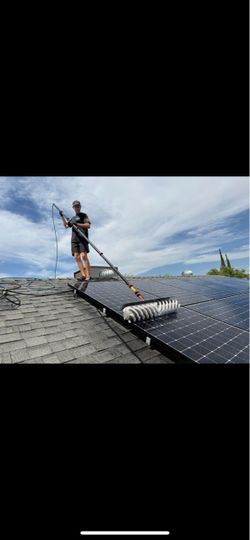 Solar cleaning