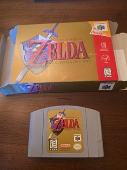 N64 Zelda of Ocarina game