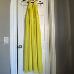 Formal Dress - Bright Yellow Long