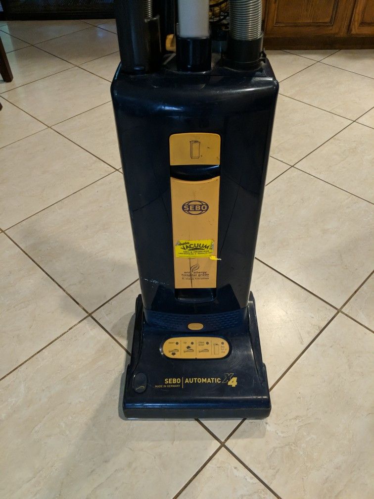 SEBO X4 Vacuum. Anti Allergy. Hospital Grade. Made In Germany for Sale