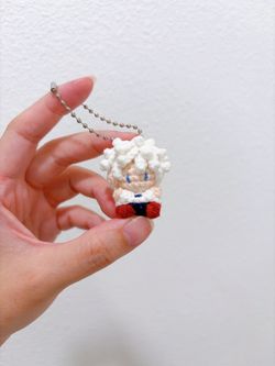 Crochet HunterxHunter Killua Keychain/Handmade Hunter Killua Amigurumi