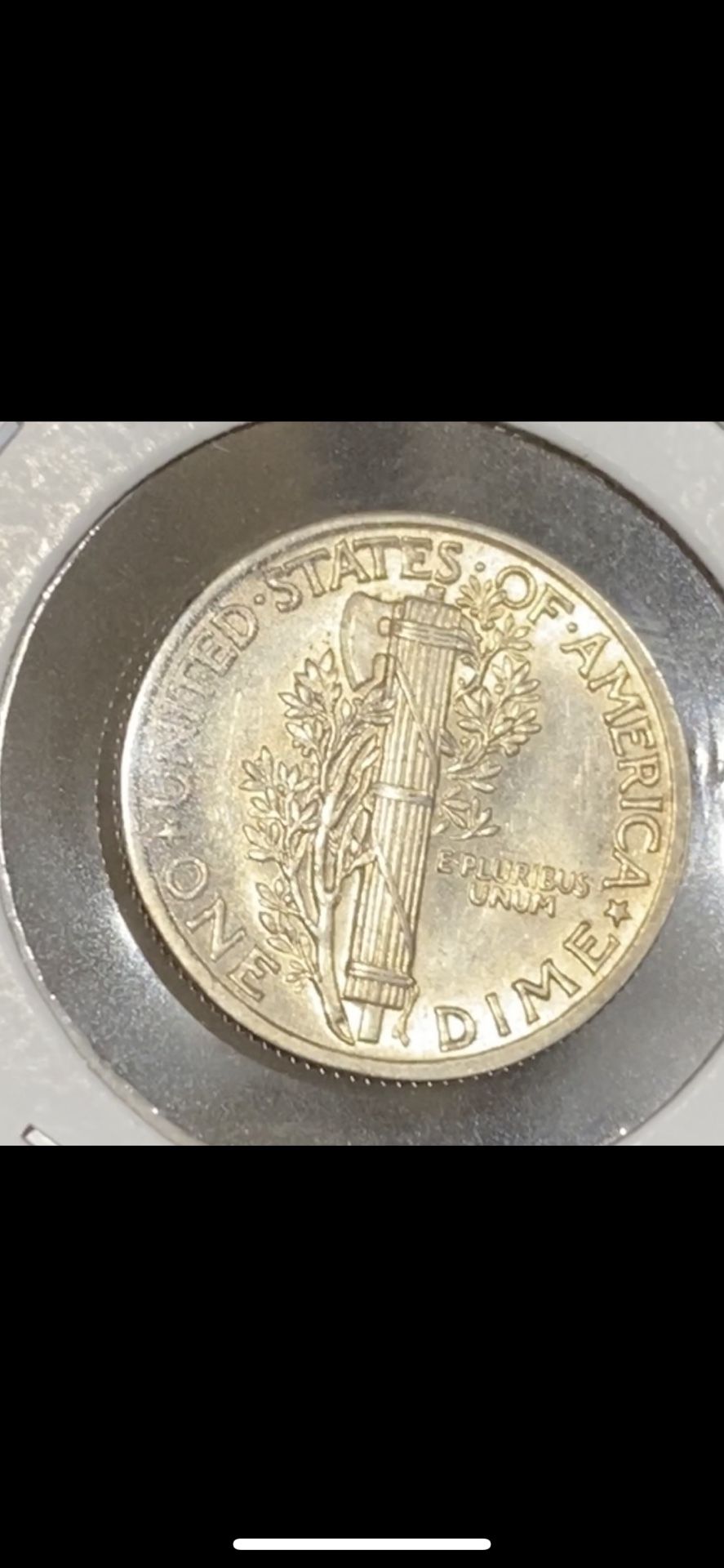 1942 Mercury Dime FB