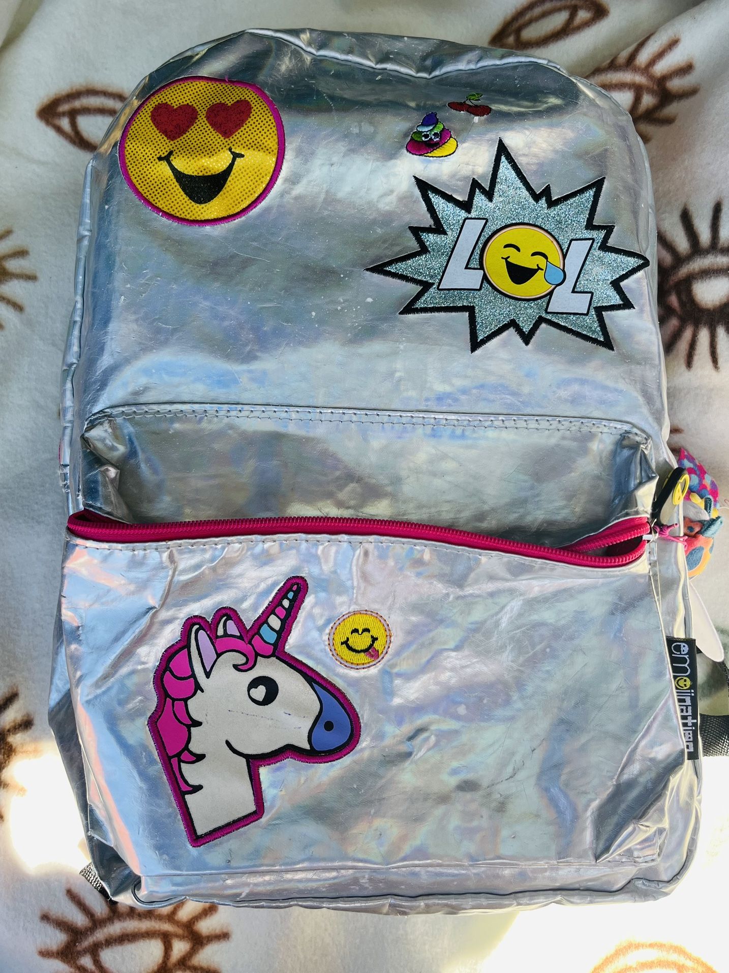 Backpack Silver School