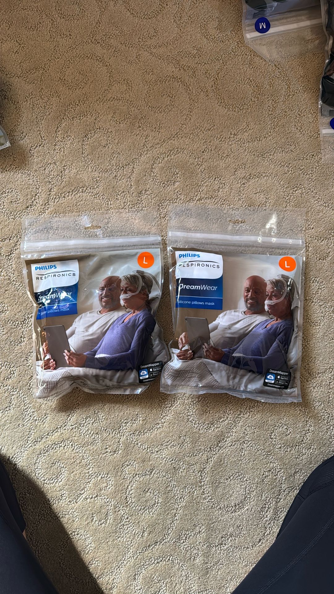 Philips DreamWear Silicone Pillows Masks – Large – REF 1146416 (Set of 2)