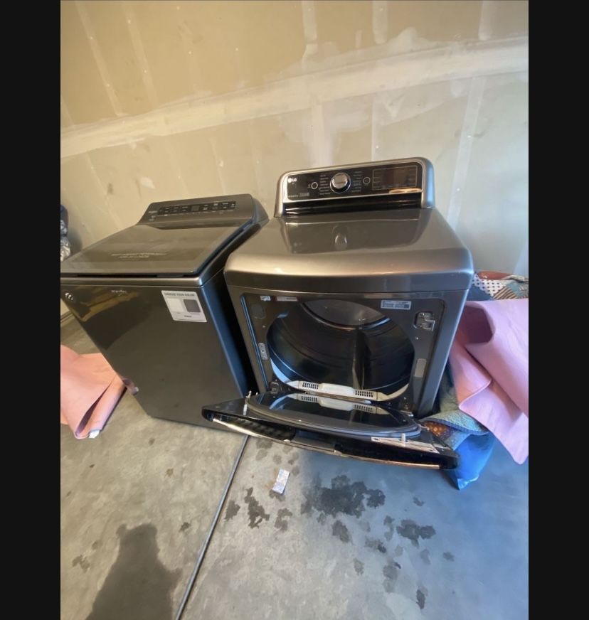 Electric Whipool washer and dryer LG it’s like new because we don’t use too much $580 for both