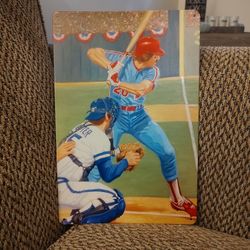 PHILLIES MIKE SCHMIDT METAL SIGN.  12" X 8".  NEW.  PICKUP ONLY.